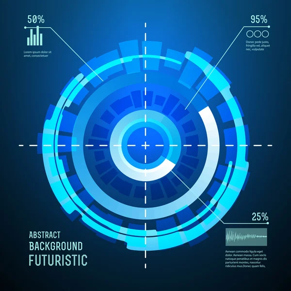 Sci fi futuristické šablona — Stockový vektor
