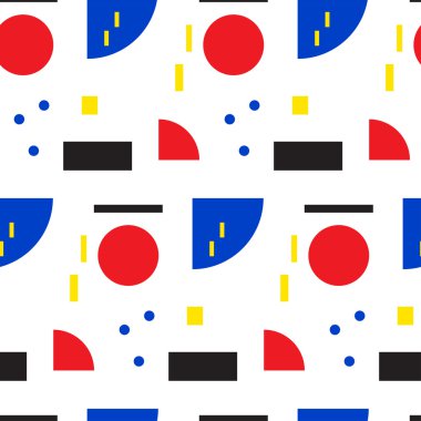 Kesintisiz geometrik vintage desen