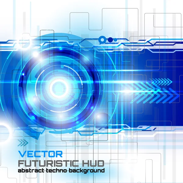 Templat Sci fi Futuristic - Stok Vektor