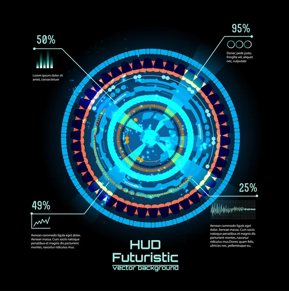 Sci fi futuristické šablona — Stockový vektor