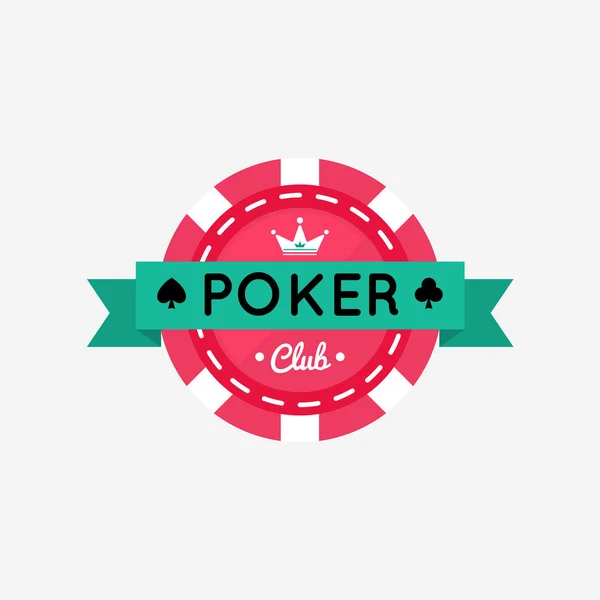 Poker tasarım şablonu — Stok Vektör