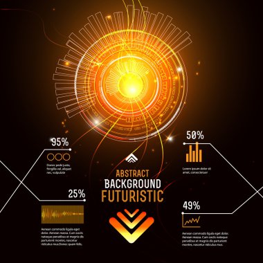 Sci fi fütüristik kullanıcı arabirimi