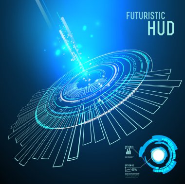 Sci fi fütüristik kullanıcı arabirimi