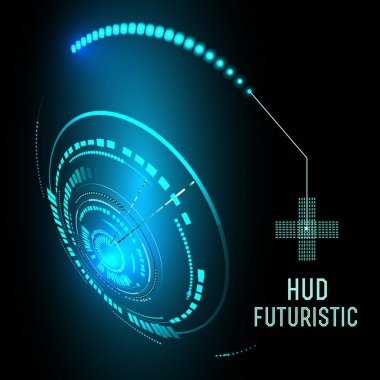 Sci fi fütüristik kullanıcı arabirimi