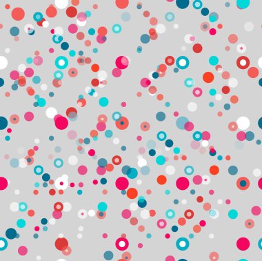 Dikişsiz polka dot desenleri