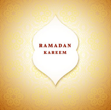 Ramazan tebrik arka plan