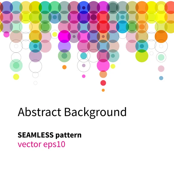 Círculos sem costura fundo — Vetor de Stock