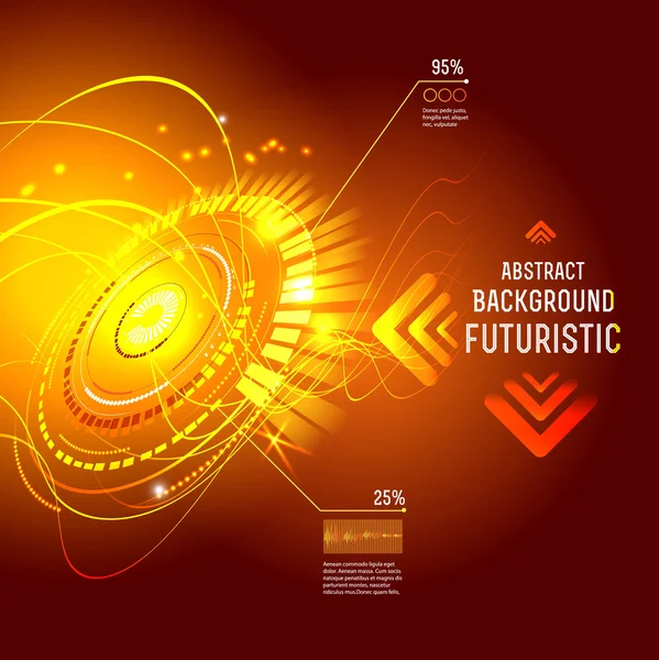 Interfaz de usuario futurista de Sci Fi — Archivo Imágenes Vectoriales