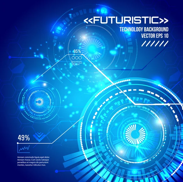 Sci fi fütüristik kullanıcı arabirimi