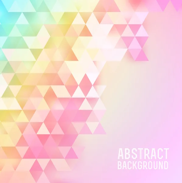 Abstract triangles background — Stock Vector