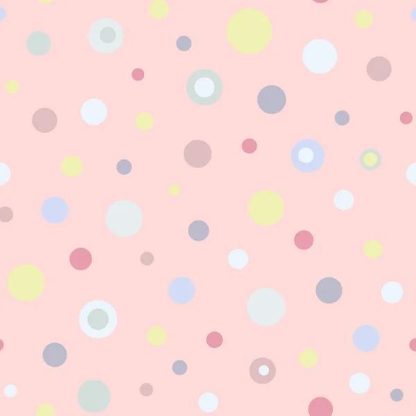 Cercles de couleurs abstraites sans couture — Image vectorielle