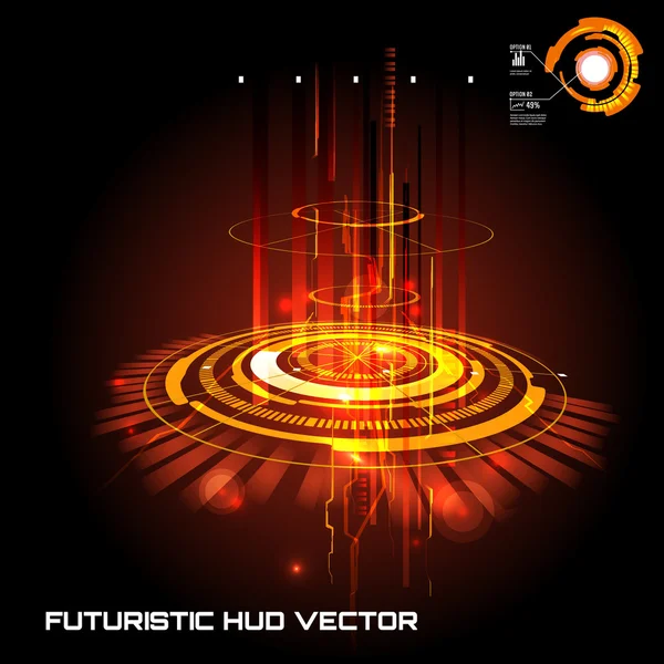 Futuristic interface background — Stock Vector