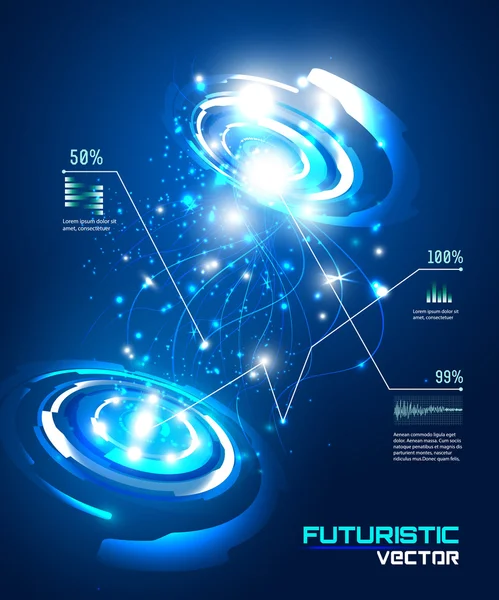 Sci fi fütüristik kullanıcı arabirimi