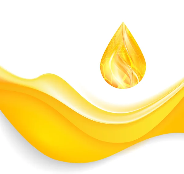 Gerçekçi dalga petrol ya da bal arka plan