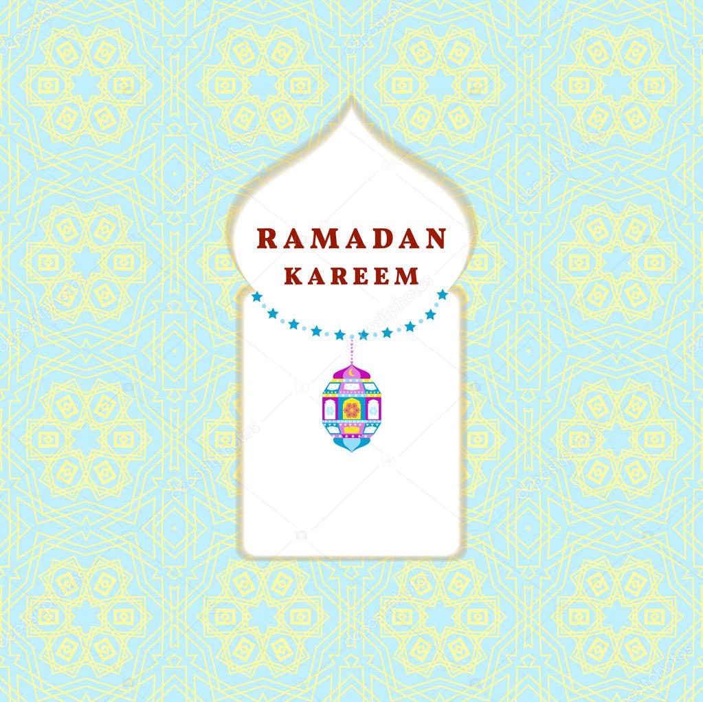Ramadan greetings background