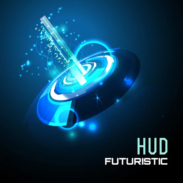 Design futuriste de haute technologie — Image vectorielle