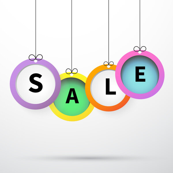 Продажа яркого плаката
