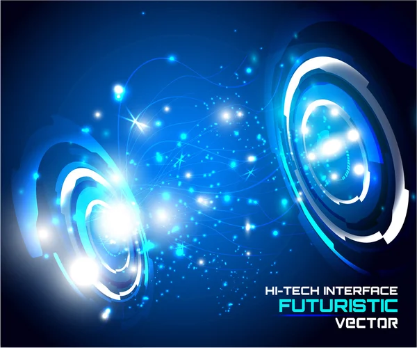 Design futuriste de haute technologie — Image vectorielle