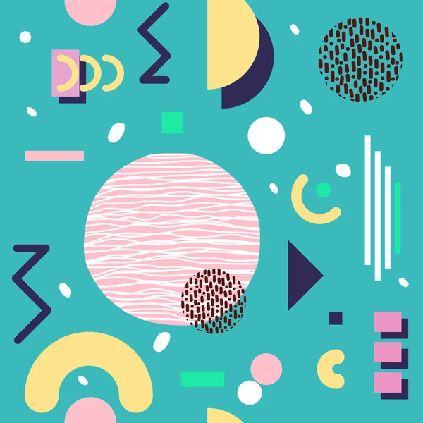 Kesintisiz geometrik vintage desen