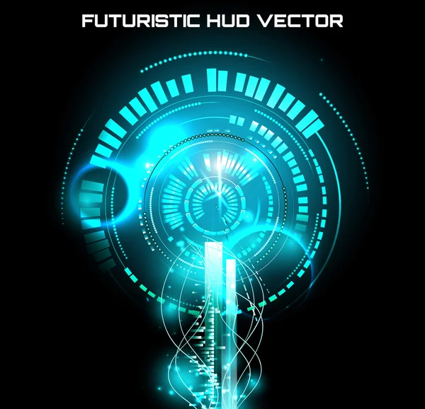 Design futuristico ad alta tecnologia — Vettoriale Stock