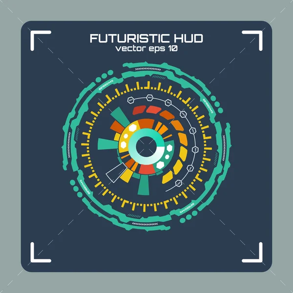 Interface utilisateur futuriste — Image vectorielle