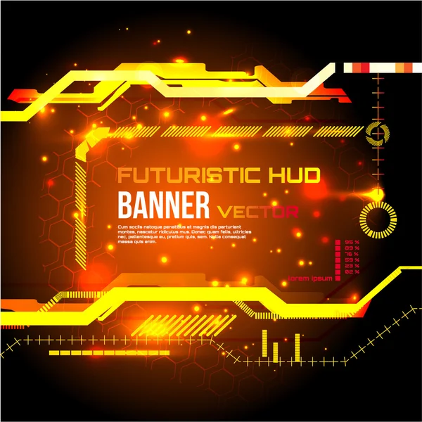 Futurisztikus high-tech design — Stock Vector