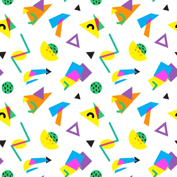 Kesintisiz geometrik vintage desen