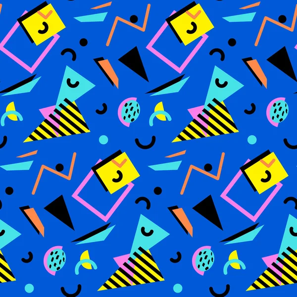 Kesintisiz geometrik vintage desen