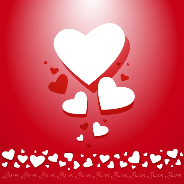 Happy valentines day card — Stock Vector