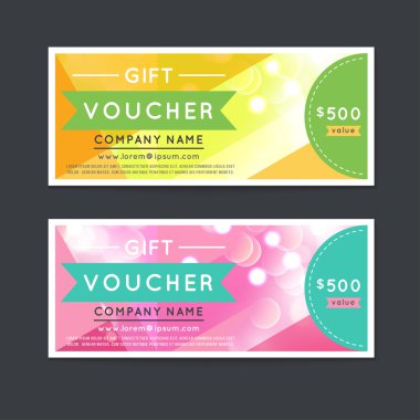 Hediye çeki şablonu