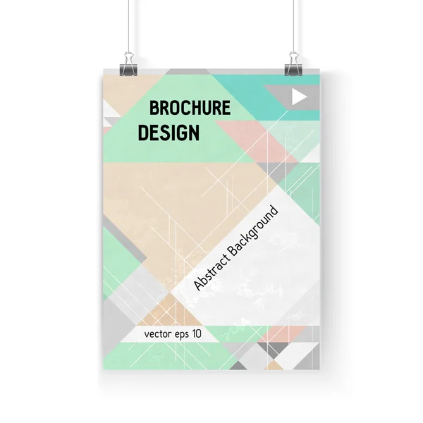 Business brochure template — Stock Vector