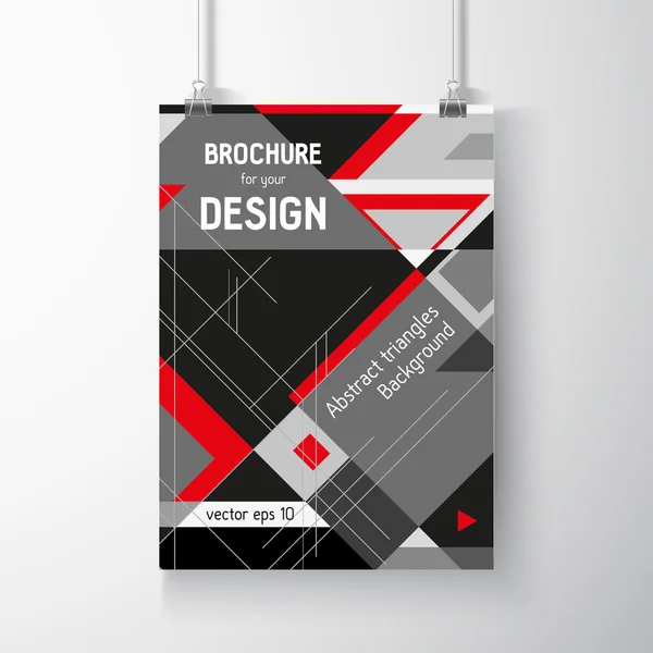 Business brochure template — Stock Vector