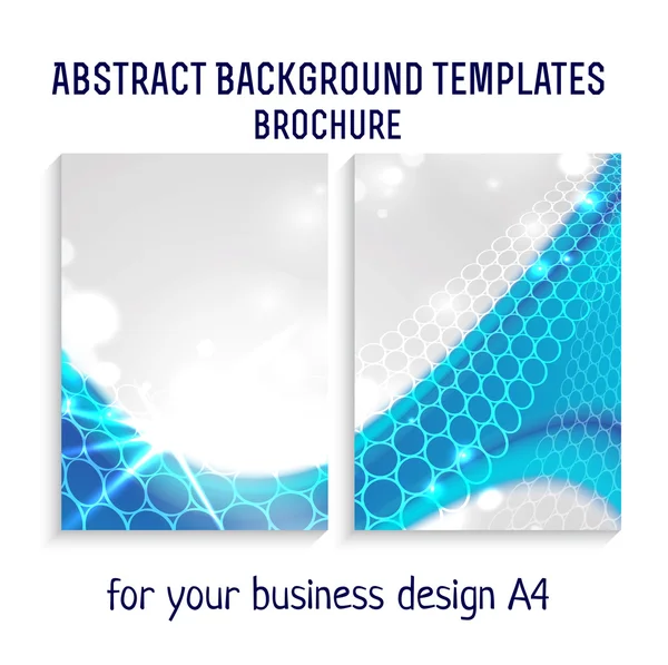 Geometric brochure template — Stock Vector