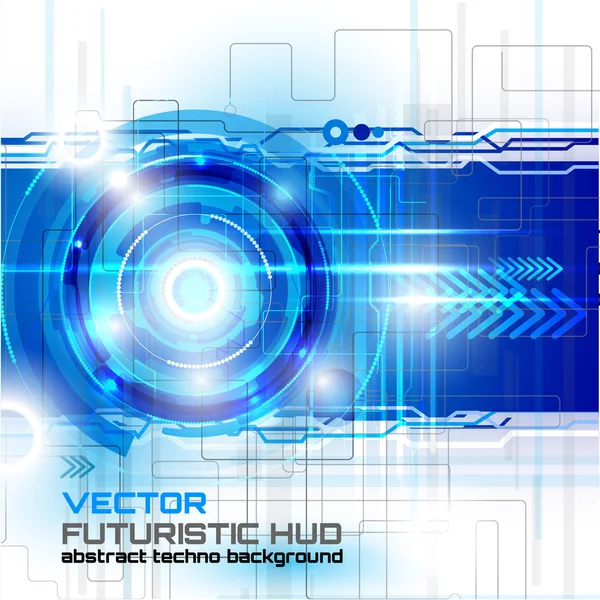 Interfaz de usuario gráfica futurista — Vector de stock