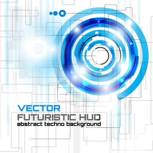 Futuristic graphic user interface — Stock Vector