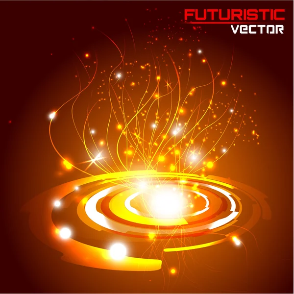 Futuristic graphic user interface — Stock Vector