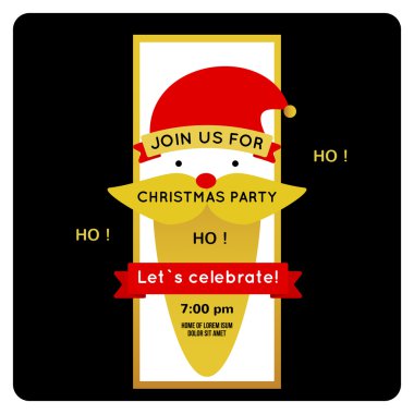 Noel Baba'ya düz stil