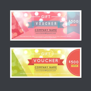 Hediye çeki şablonu