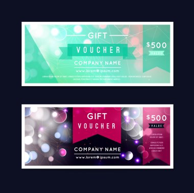 Hediye çeki şablonu