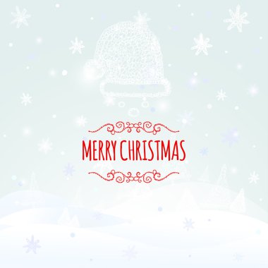 Noel retro tebrik kartı