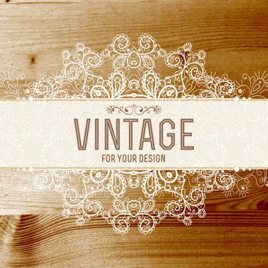 Vintage çerçeve doku