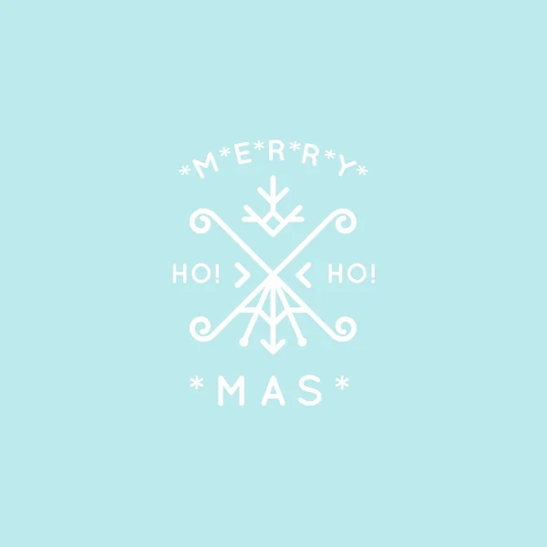 Etiqueta de Natal e Design de Emblemas —  Vetores de Stock