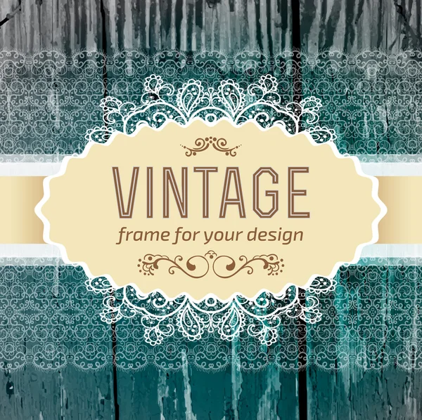 Vintage frame textuur — Stockvector