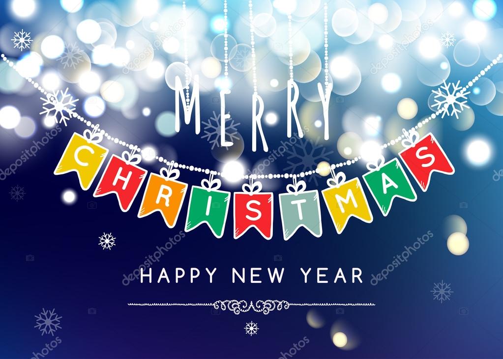 Merry Christmas message Stock Vector by ©milissa4like 93822120