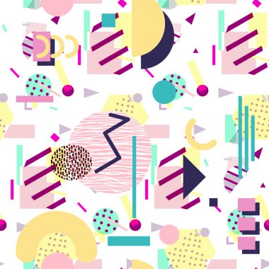 Kesintisiz geometrik vintage desen