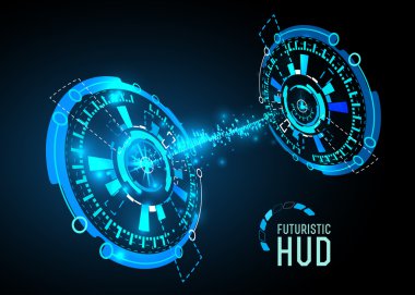 Futuristik bir arayüze Hud