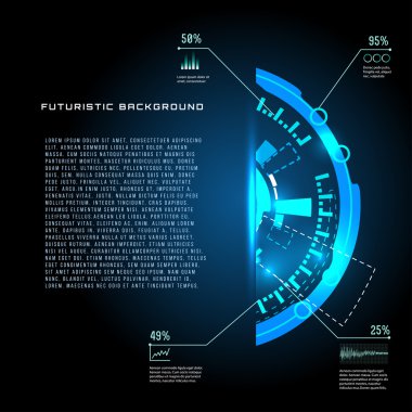 Futuristik bir arayüze Hud