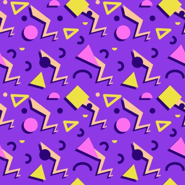 Kesintisiz geometrik vintage desen