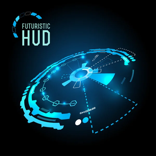 Futuristic interface HUD — Stock Vector