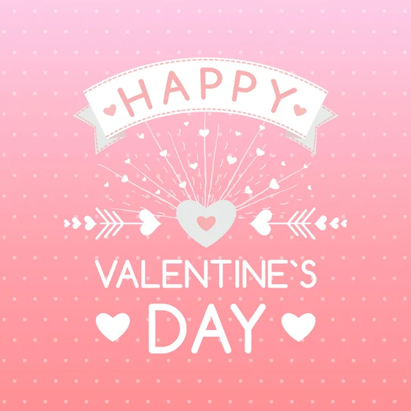 Cartão feliz Dia dos Namorados —  Vetores de Stock